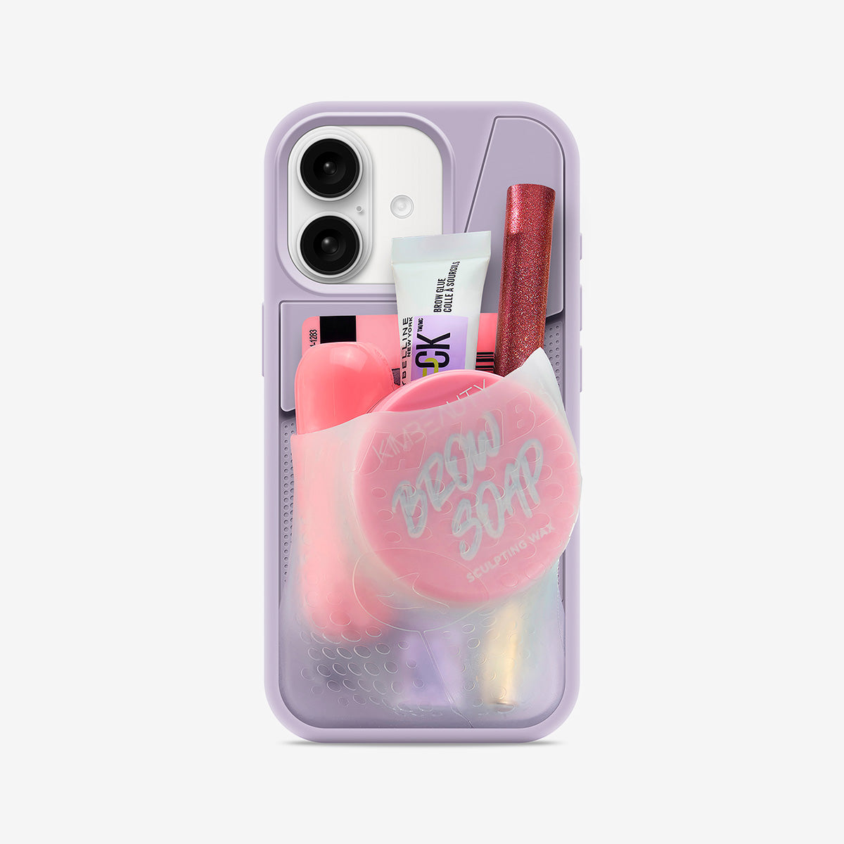 Coque KangarooCase pour iPhone 18 de DiniaLabs® avec motif en forme de kangourou, en plastique résistant.