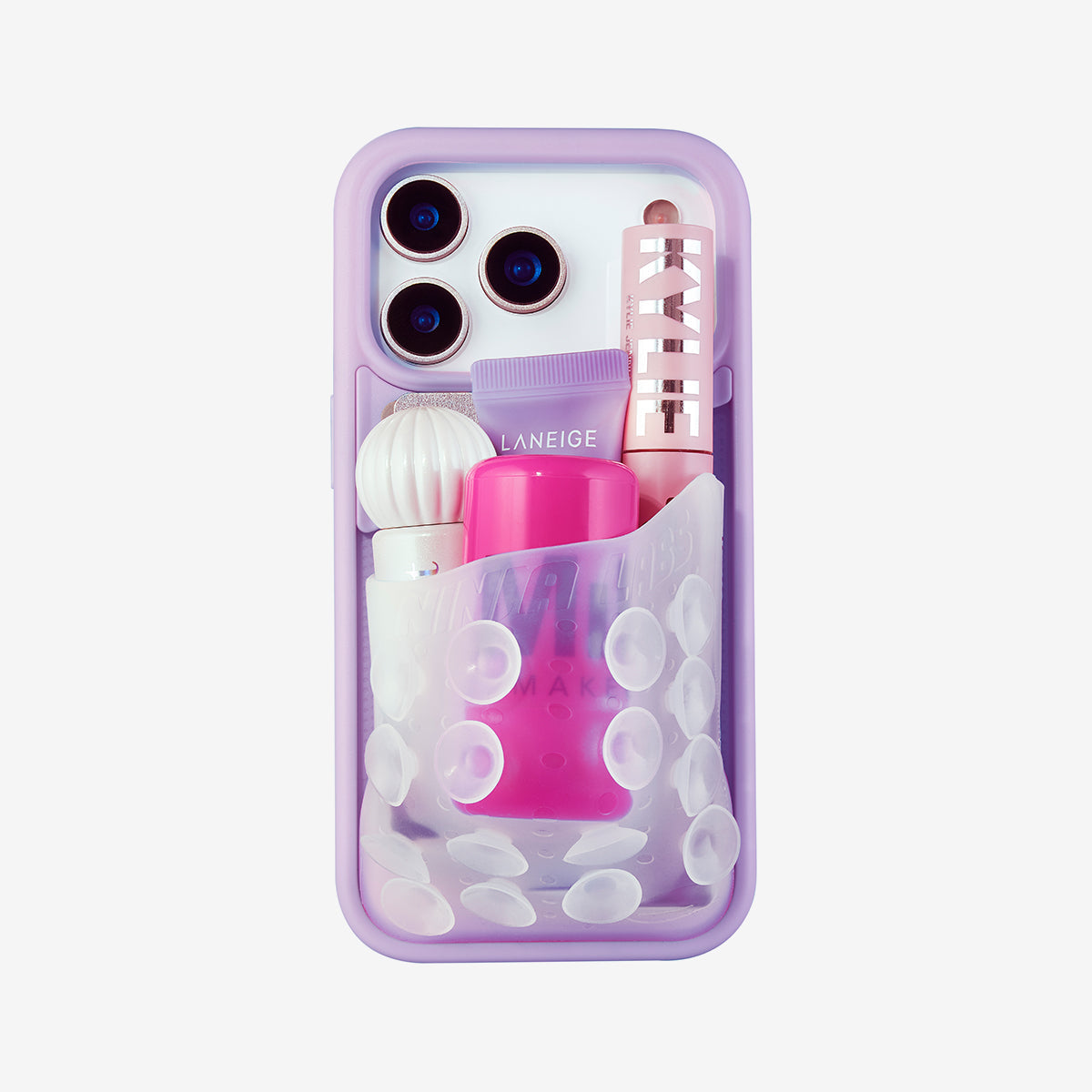 Coque pour iPhone 18 OctoCase de DiniaLabs® avec motif octopus en silicone, protection élégante et colorée pour smartphone.