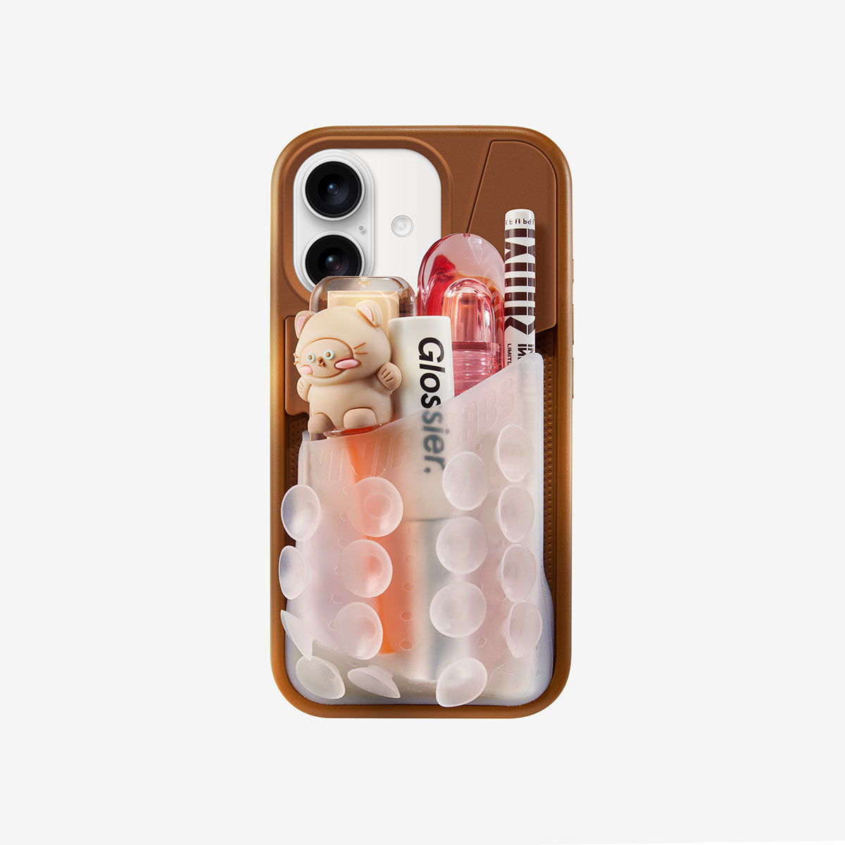 Coque OctoCase DiniaLabs® pour iPhone 15 avec motif octopus coloré, protection élégante et design moderne.
