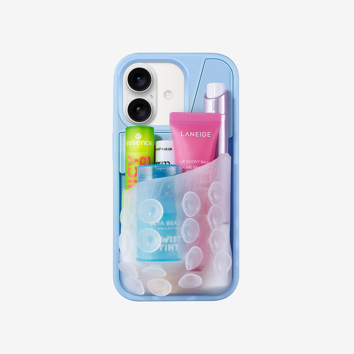 Coque OctoCase DiniaLabs® pour iPhone 15, design coloré avec motif octopus, protection solide et élégant.