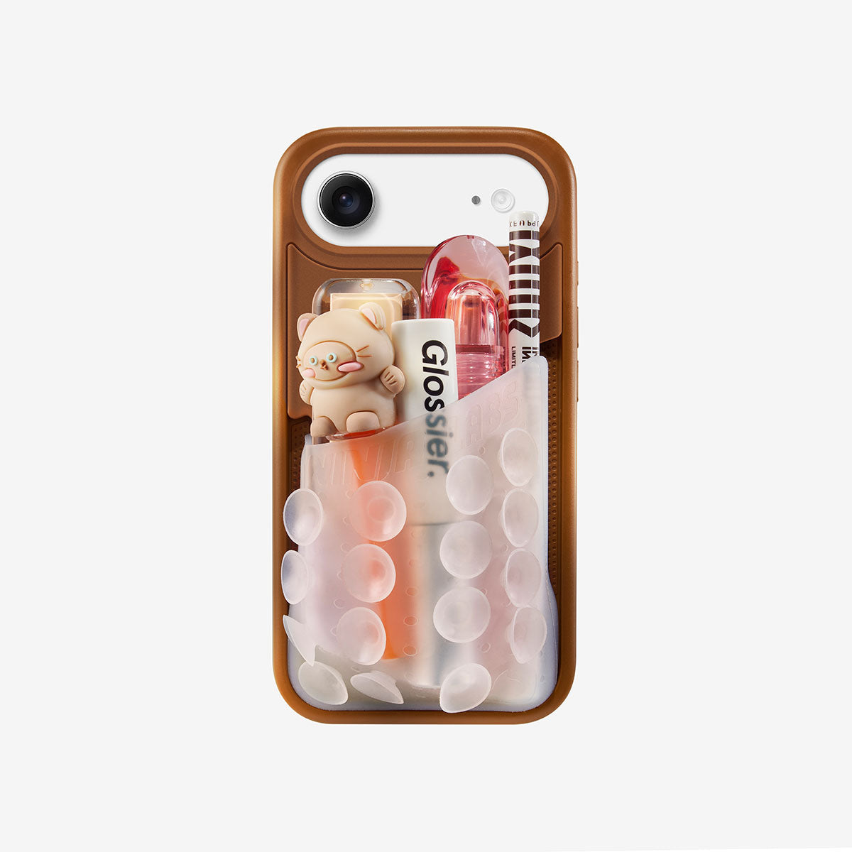 Coque OctoCase pour iPhone 17 de DiniaLabs®, motif octopus en relief, protection robuste et design moderne.