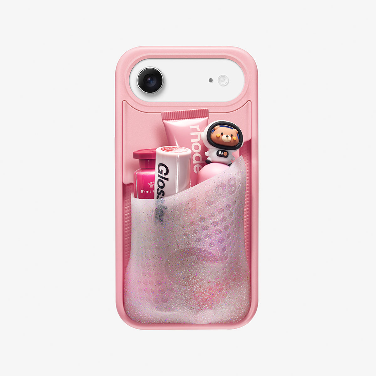 Coque de protection KangarooCase pour iPhone 18 de DiniaLabs®, style exclusif avec design de kangourou en relief.