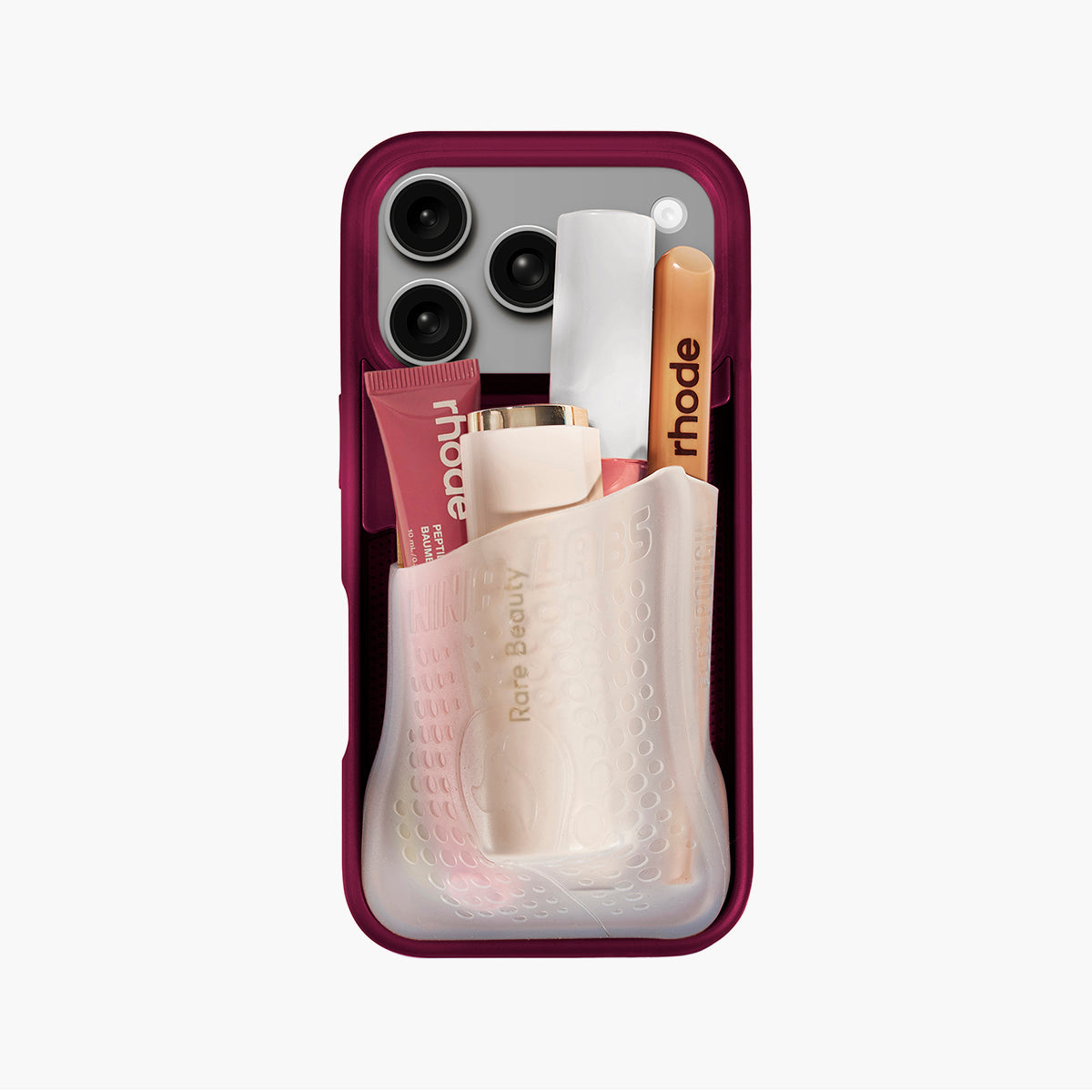 Coque de protection KangarooCase pour iPhone 18 de DiniaLabs®, design robuste et élégante avec motif de kangourou en relief.