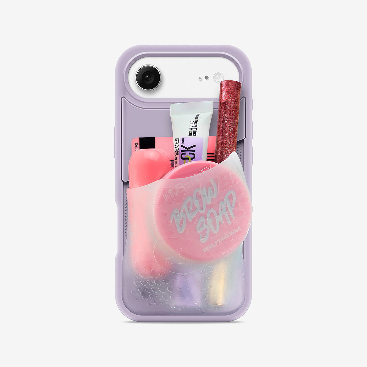 Coque de protection KangarooCase pour iPhone 18 de DiniaLabs® avec motif kangourou en silicone coloré.